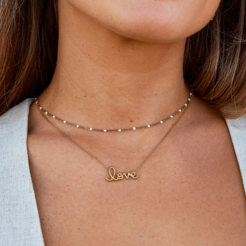 "Love" Pendant Necklace