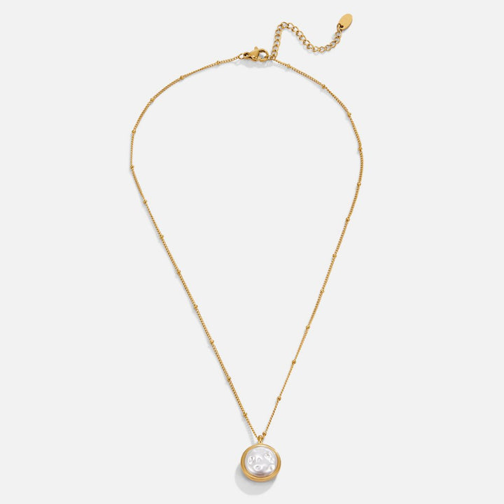 Mother Of Pearl Pendant Necklace