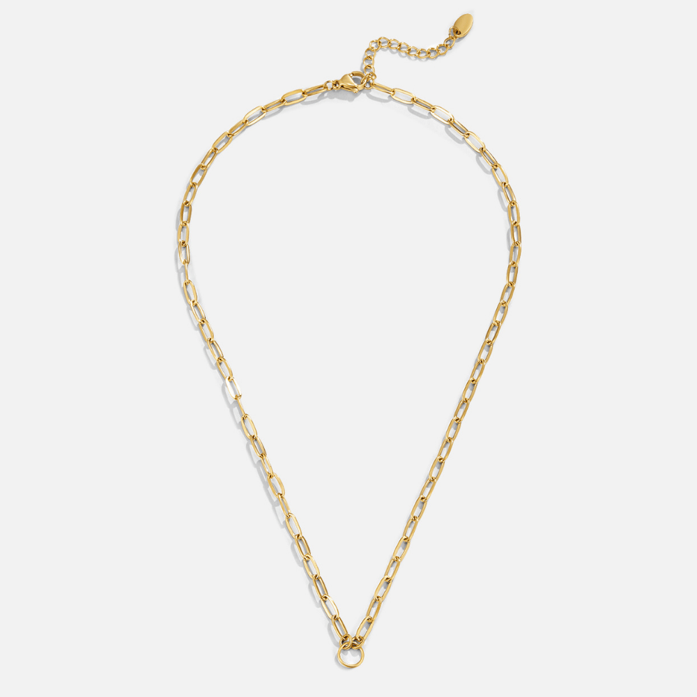 Pia Chain Link Charm Necklace