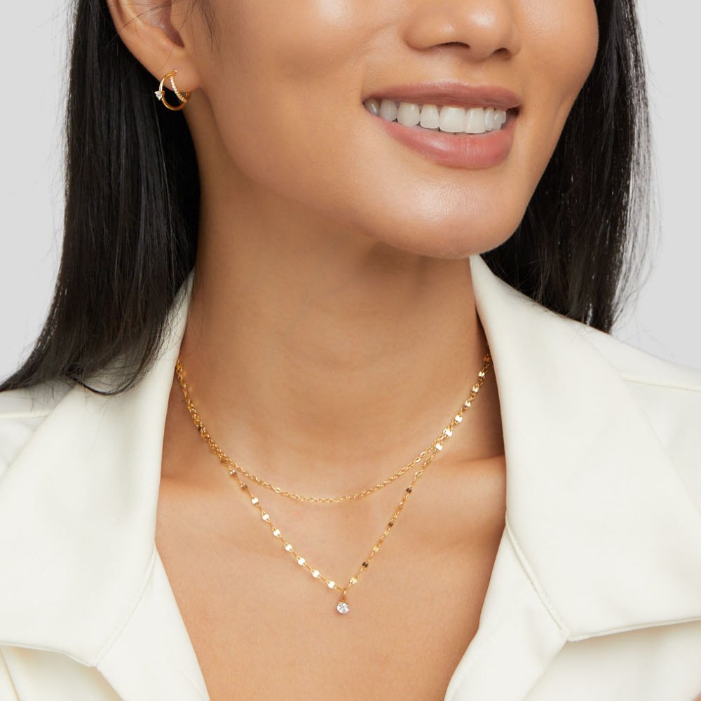 Piya Crystal Layered Necklace