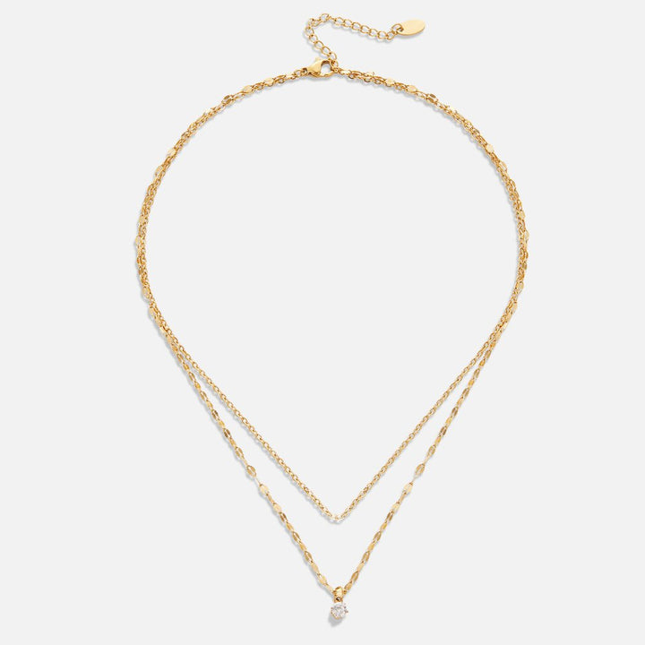 Piya Crystal Layered Necklace