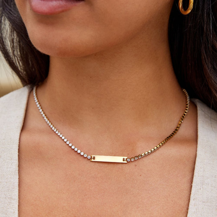 Minimal Bar Accent Necklace