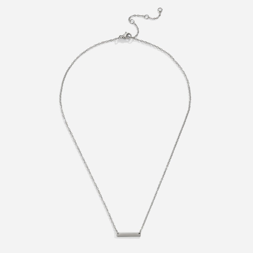Rina Silver Bar Necklace