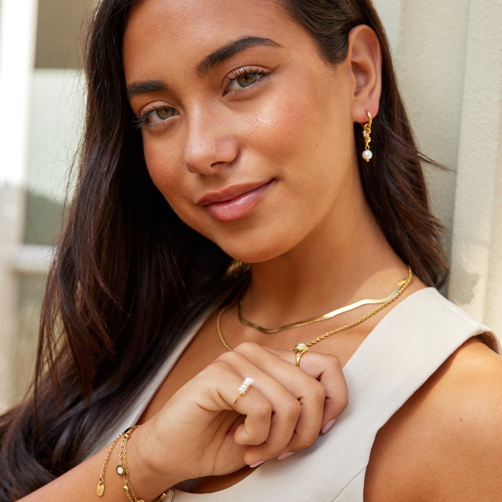 Rini Pearl Tassel Earrings