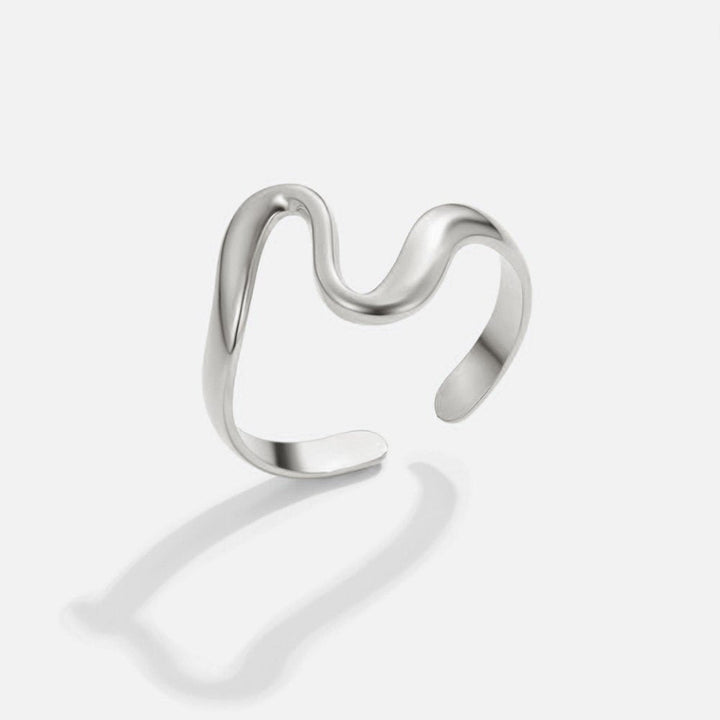 Silver Wave Ring