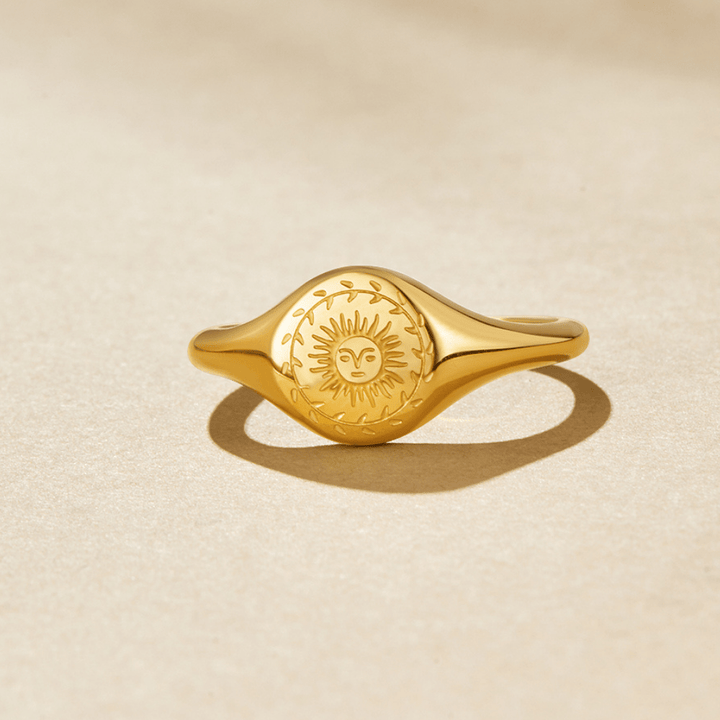 Summer Solstice Gold Ring