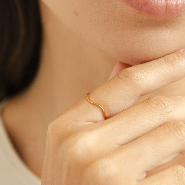 Tina Gold Stack Ring